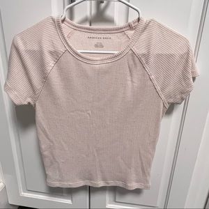 American Eagle Baby Tee || Pink || Size Small
